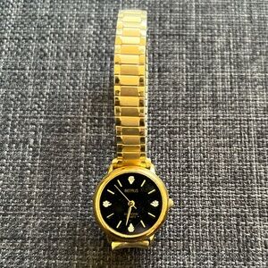 Vintage Benrus Diamond Quartz Watch with Gemstones